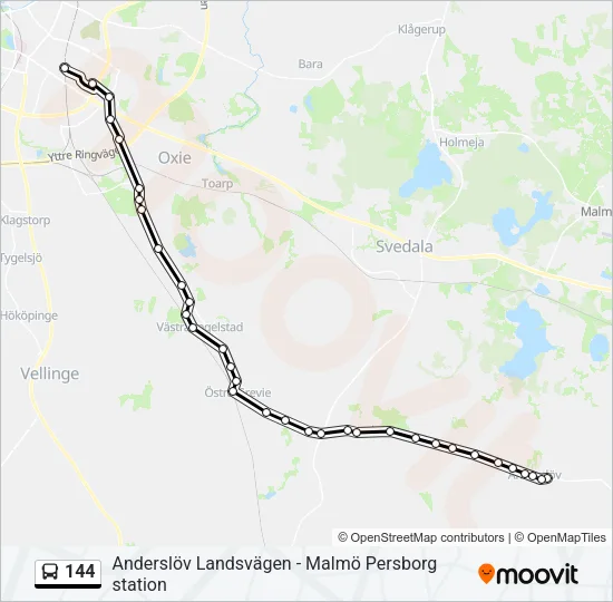 144  Line Map
