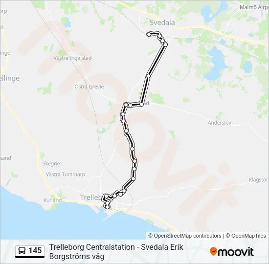 145  Line Map