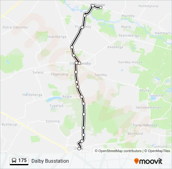 175  Line Map