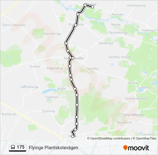 175  Line Map