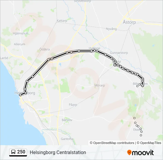 250  Line Map