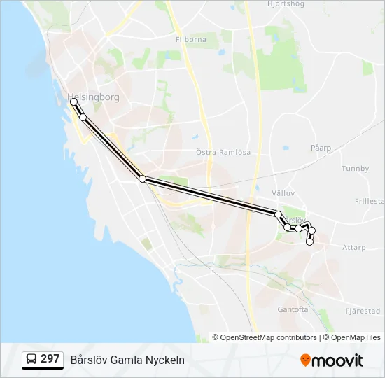 297 Bus Line Map