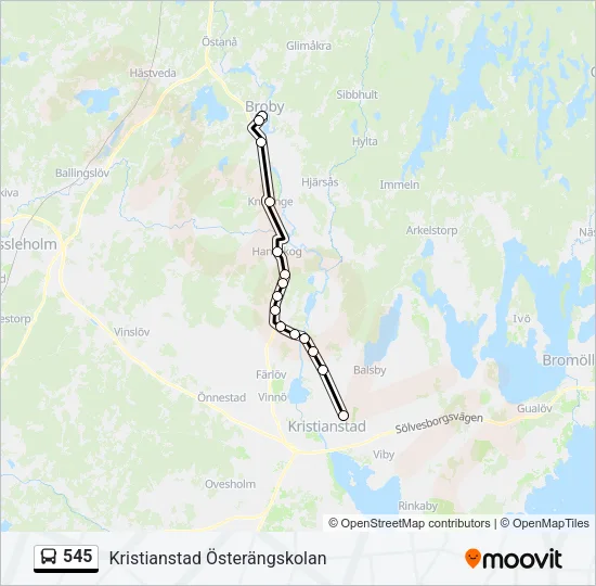 545  Line Map