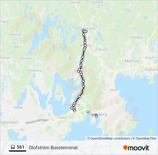 561  Line Map