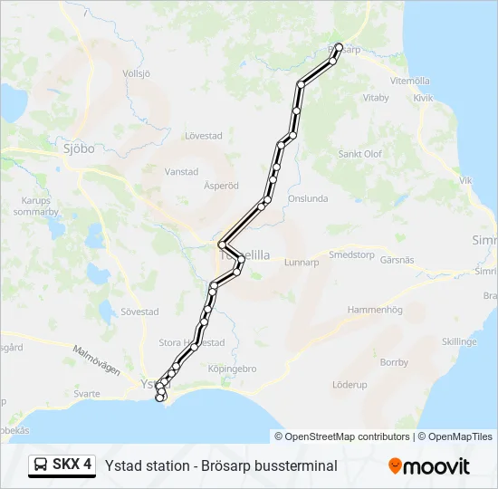 SKX 4  Line Map