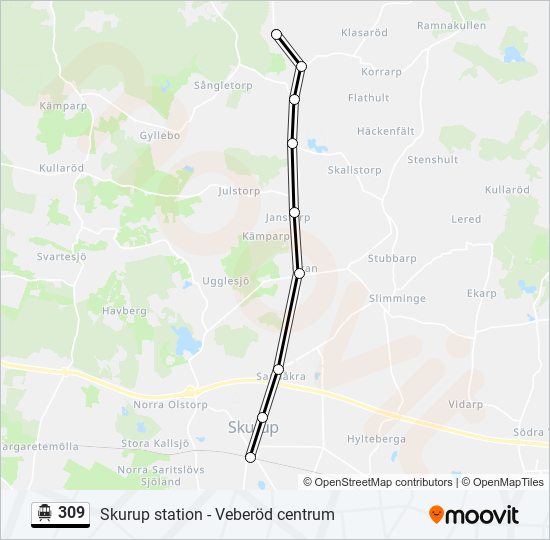 309 Route: Schedules, Stops & Maps - Stenberget (Updated)