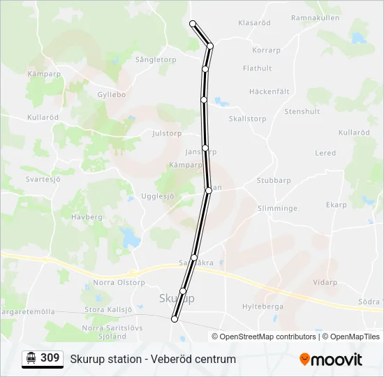 309 Cable Car Line Map
