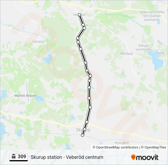 309 Cable Car Line Map