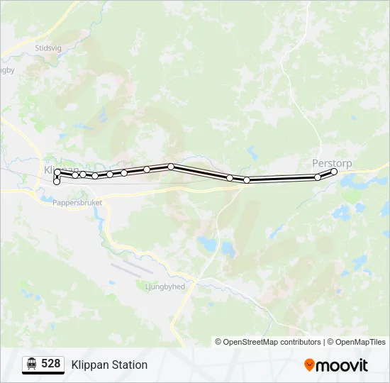 528 Cable Car Line Map