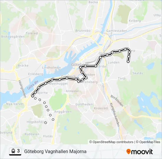 3  Linje karta