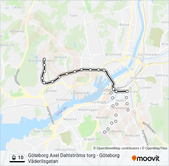 10  Line Map