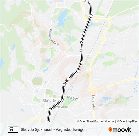 1  Linje karta
