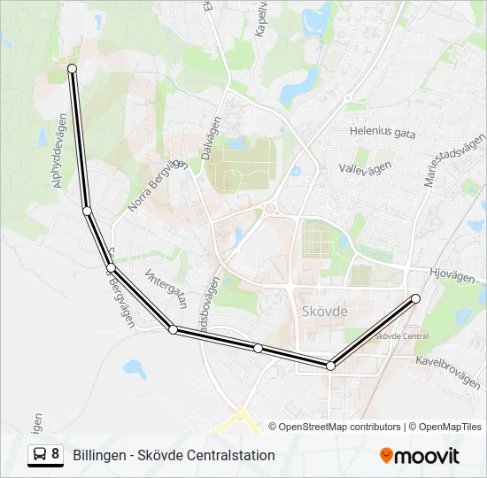8  Line Map
