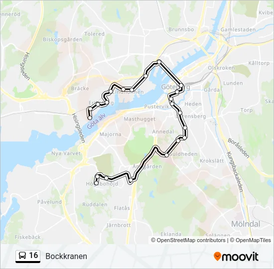 16  Line Map