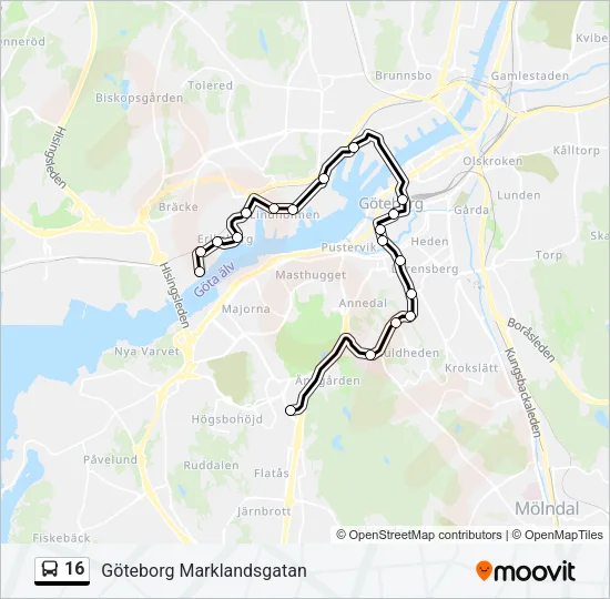 16  Line Map