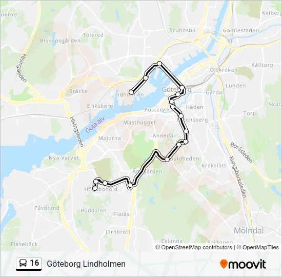 16  Line Map