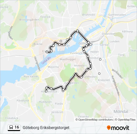 16  Line Map