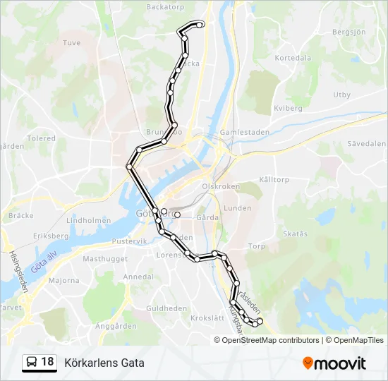 18  Line Map