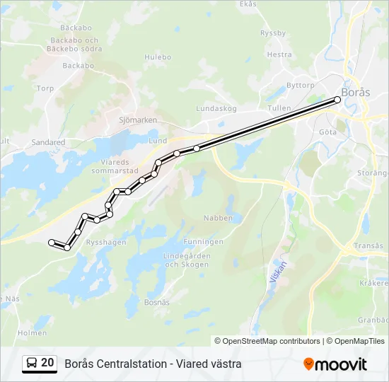 20  Line Map