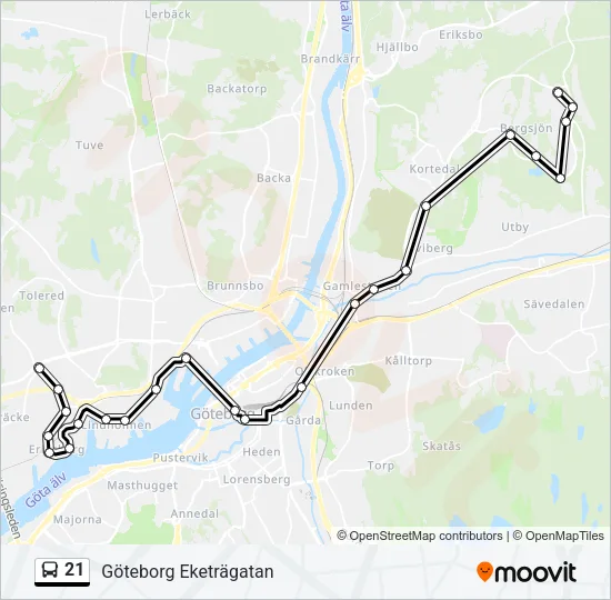 21  Line Map
