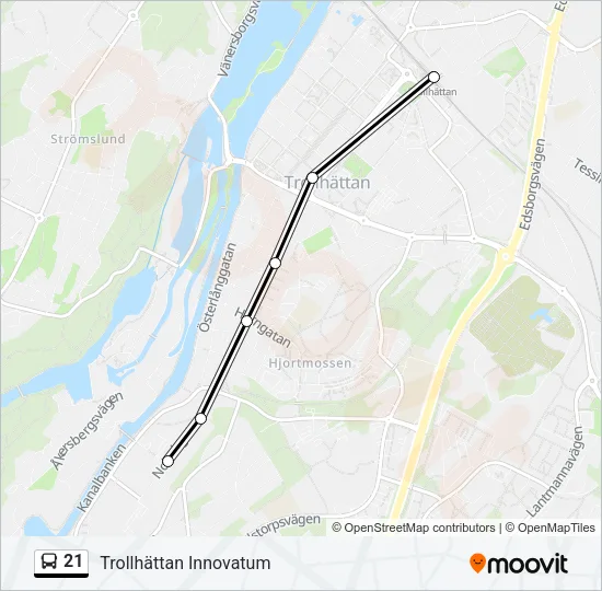 21  Line Map