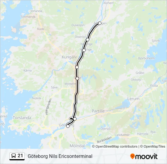 21  Line Map
