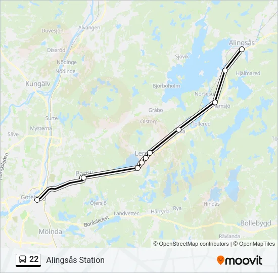 22  Line Map