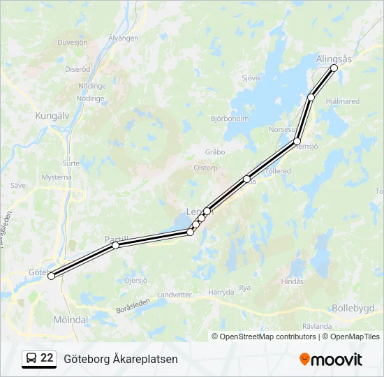 22  Line Map