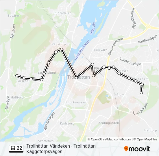 22  Line Map