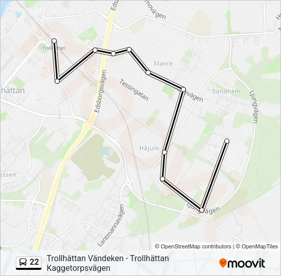22  Line Map