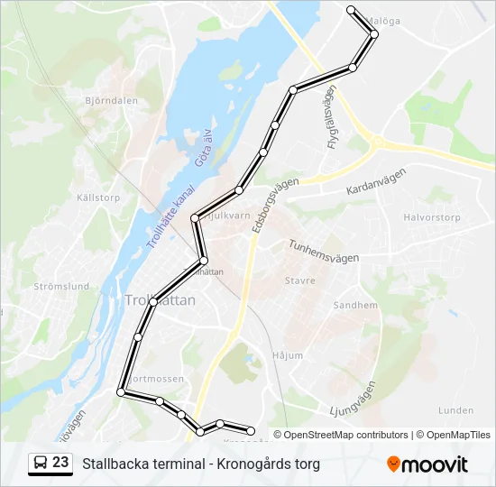 23  Line Map