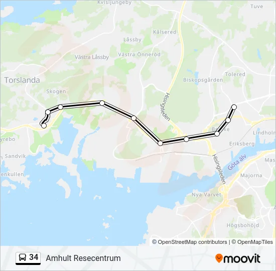 34  Line Map