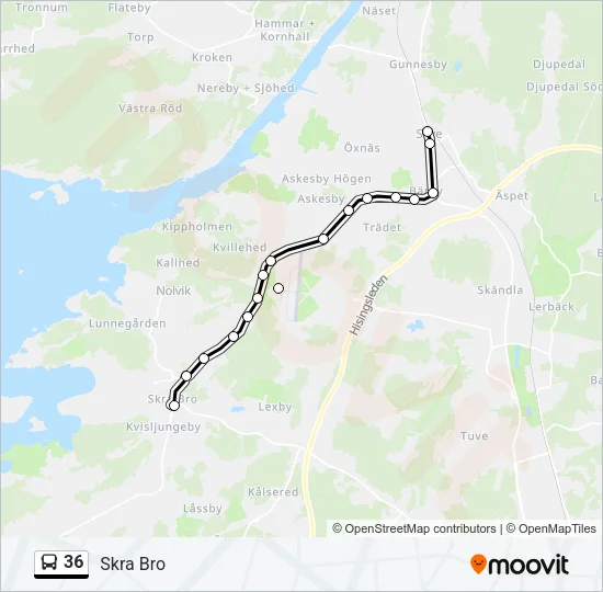 36  Line Map
