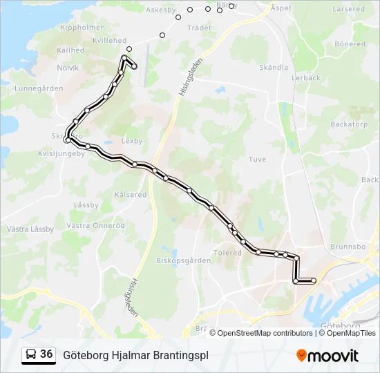 36  Line Map