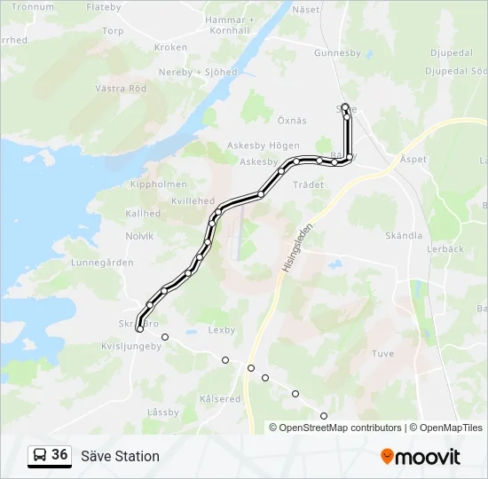 36  Line Map
