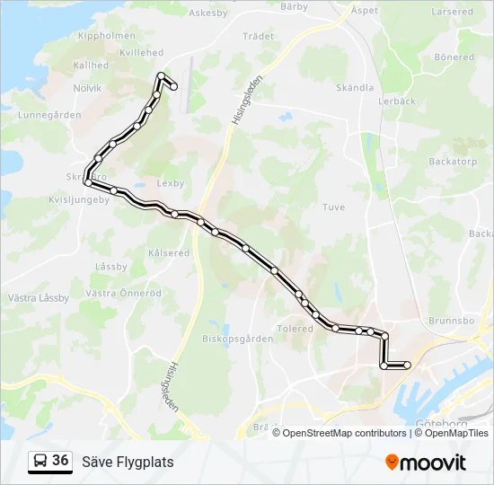 36  Line Map