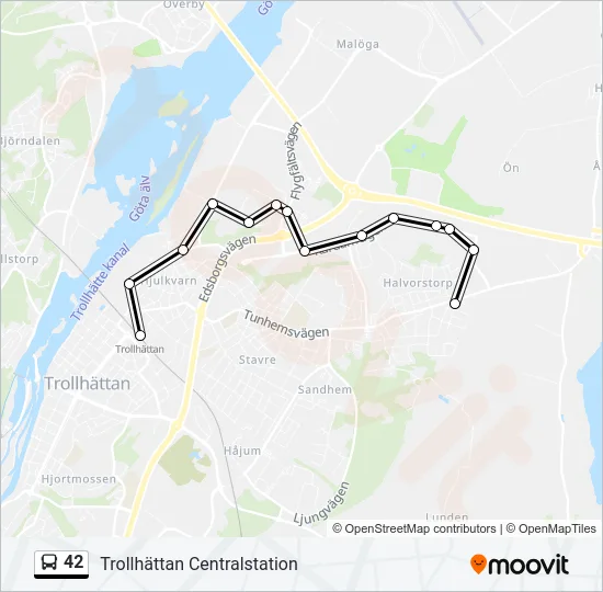 42  Line Map