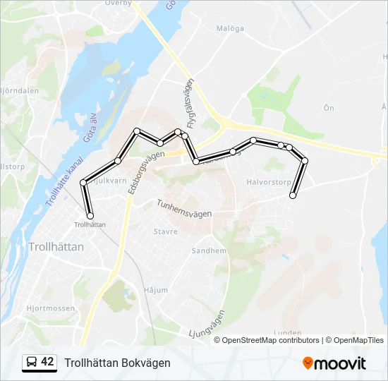 42  Line Map