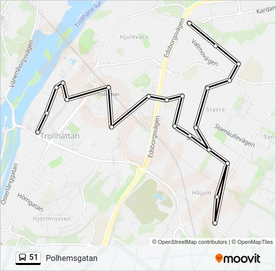 51  Line Map