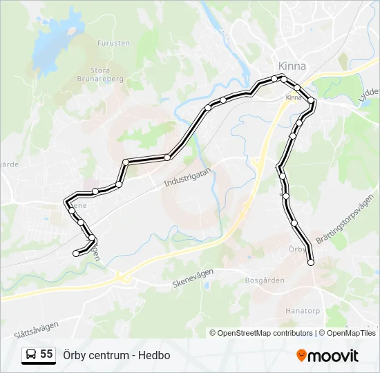 55  Line Map