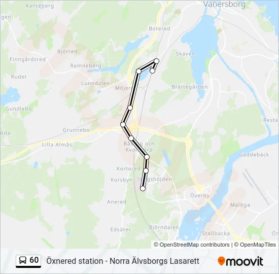 60  Line Map