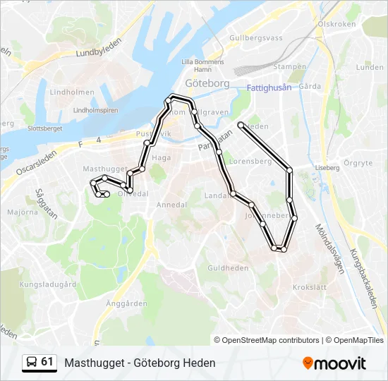 61  Line Map