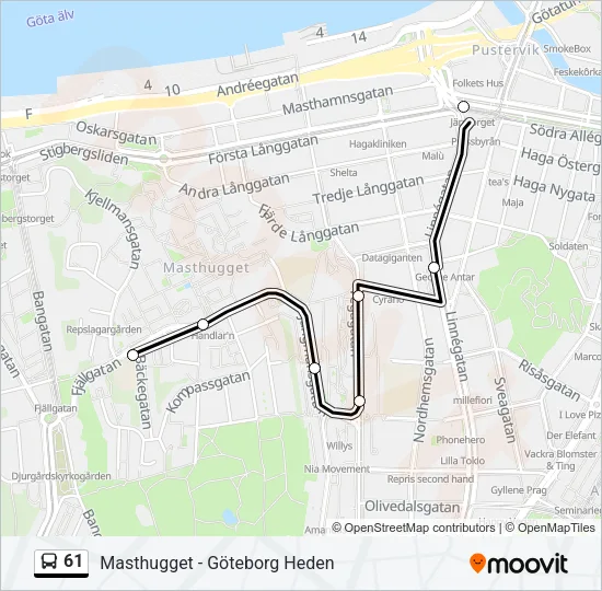 61  Line Map