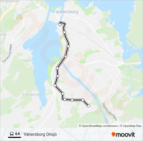 64  Line Map