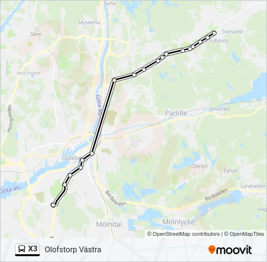 X3  Line Map