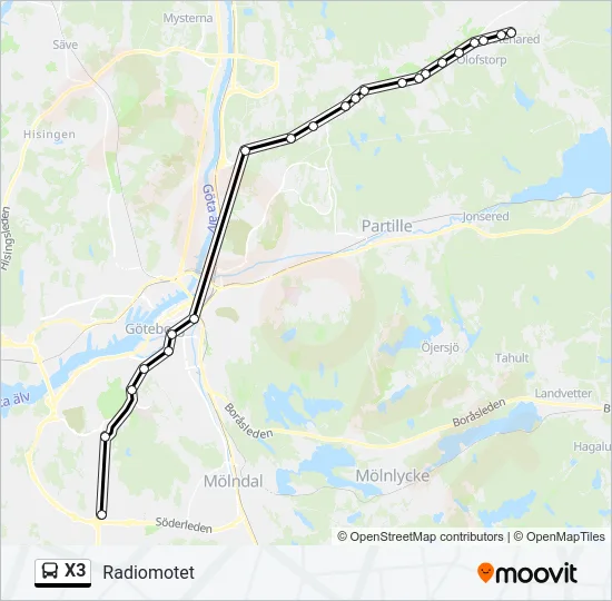 X3  Line Map
