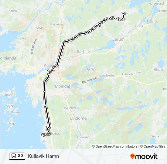 X3  Line Map