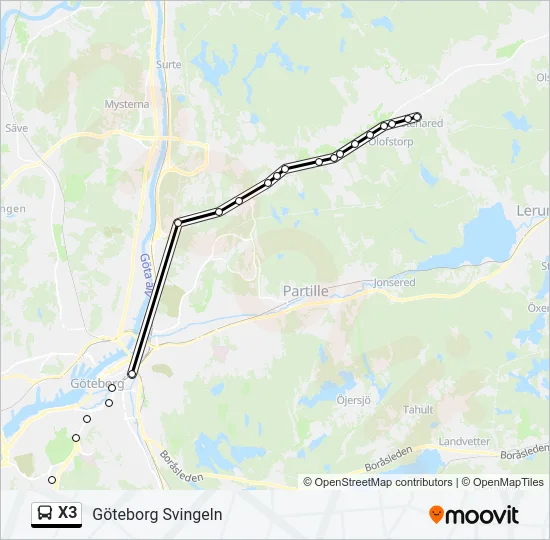 X3  Line Map