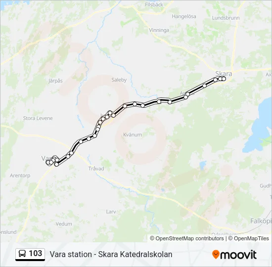 103  Line Map