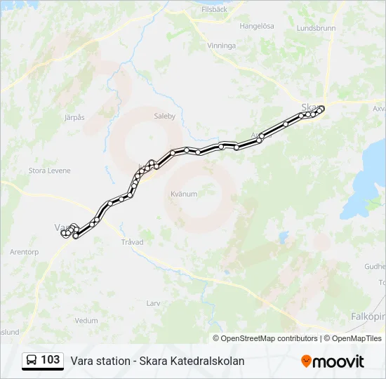 103  Line Map